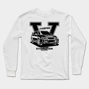 Lancer Evolution V (Black Print) Long Sleeve T-Shirt